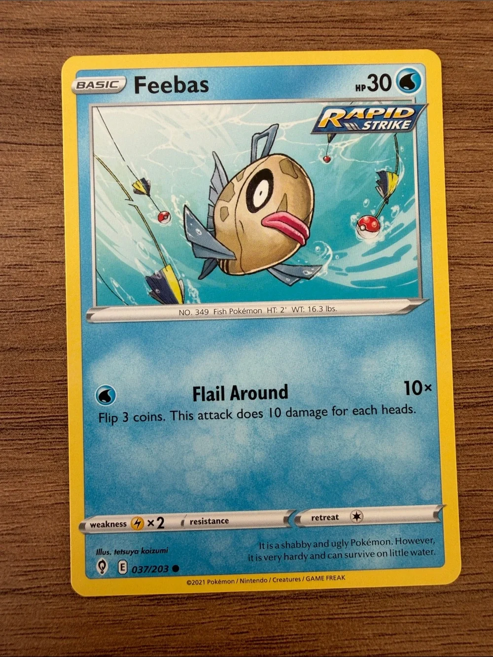 🐟 Fish Pokémon Card Lot | Magikarp Feebas Goldeen Luvdisc ✨5/$25✨